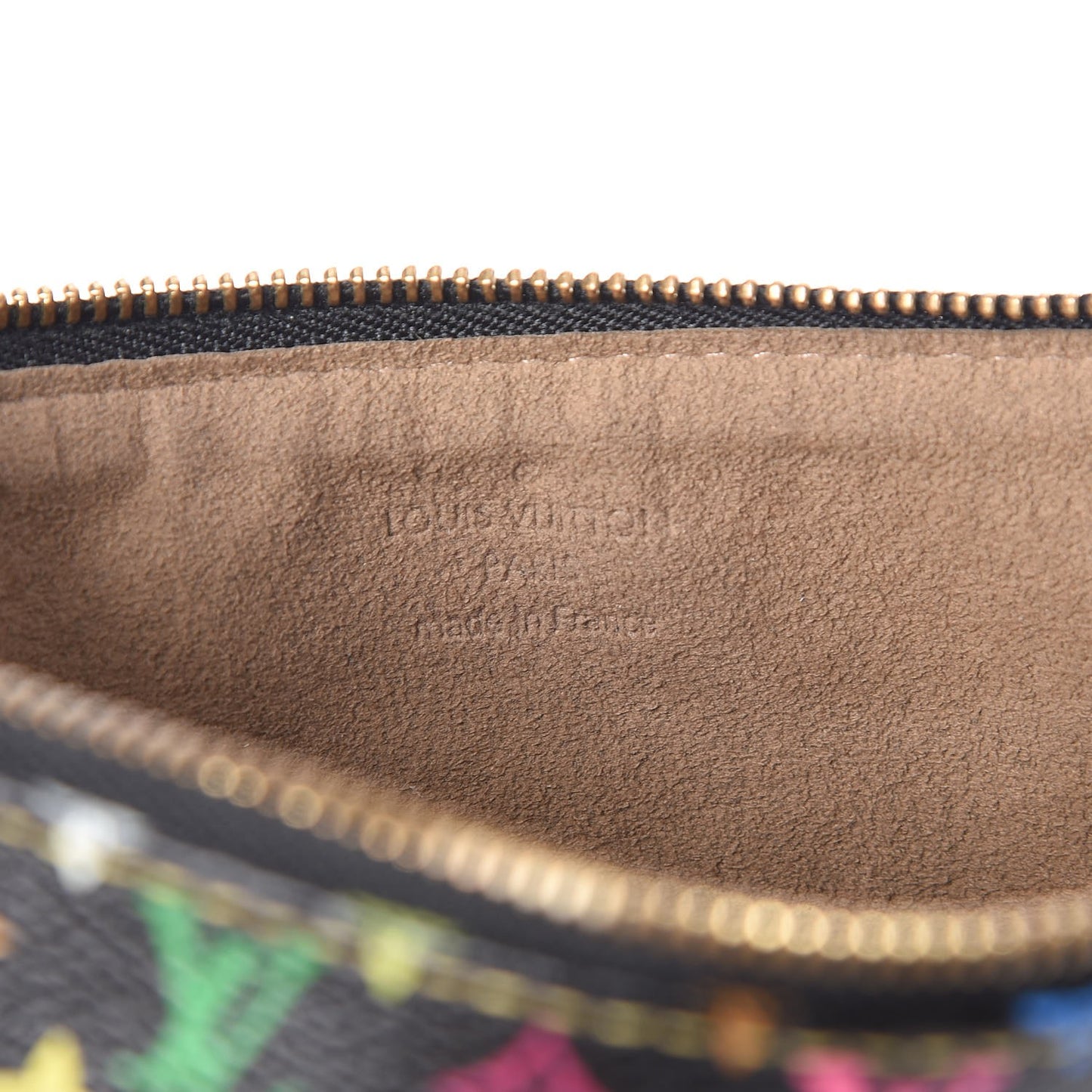 Monogram Multicolor Pochette Plate GM Black