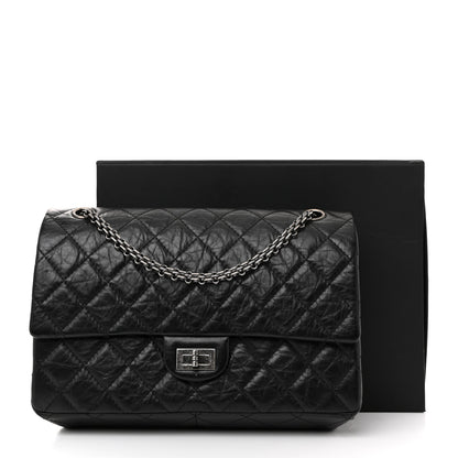 Chanel Aged Calfskin Quilted 2.55 Reissue 226 Flap Black 11 of 11