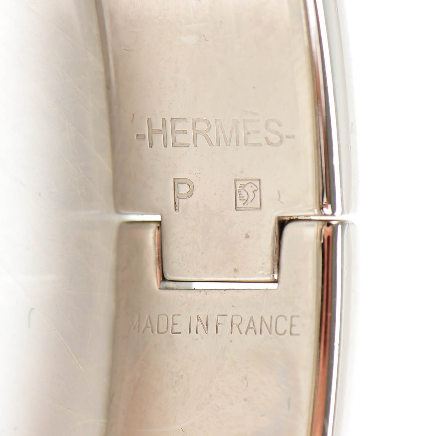 Hermes Enamel Narrow Clic Clac H Bracelet PM Orange 5 of 6