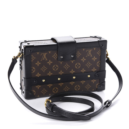 Louis Vuitton Monogram Petite Malle Black 3 of 11