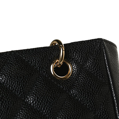 Chanel Caviar Quilted Petit Shopping Tote PST Black 12 of 15