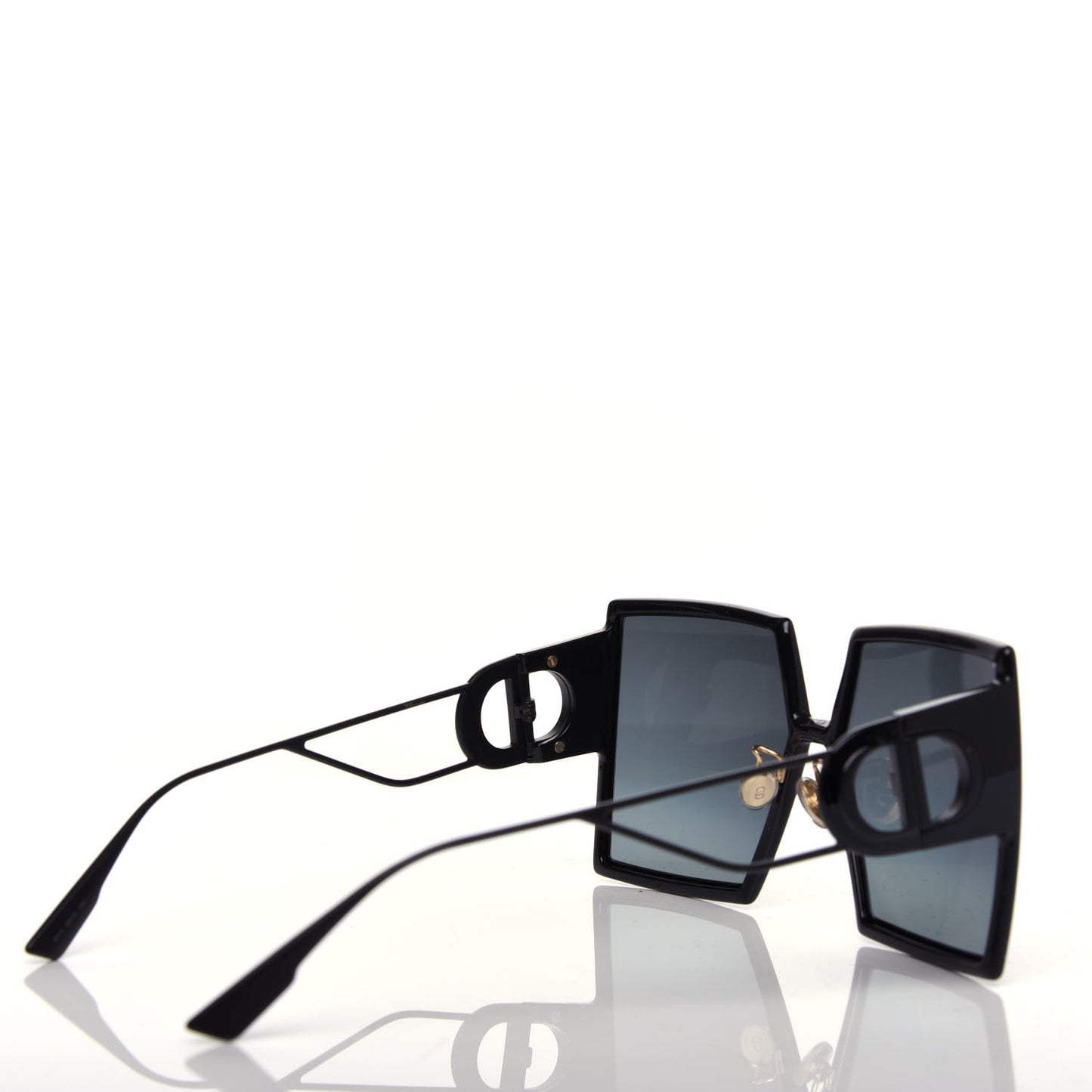 Square 30 Montaigne Sunglasses Black