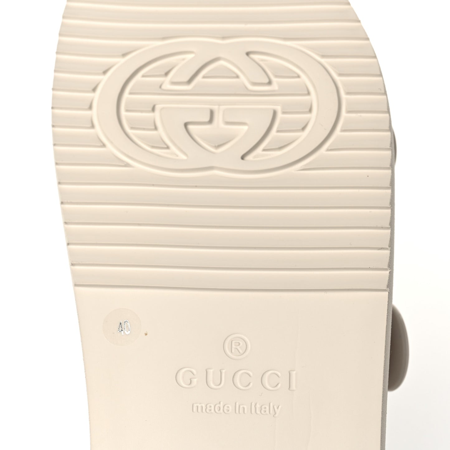 Rubber Mini Double G Womens Isla Dad Sandals 40 Dusty White