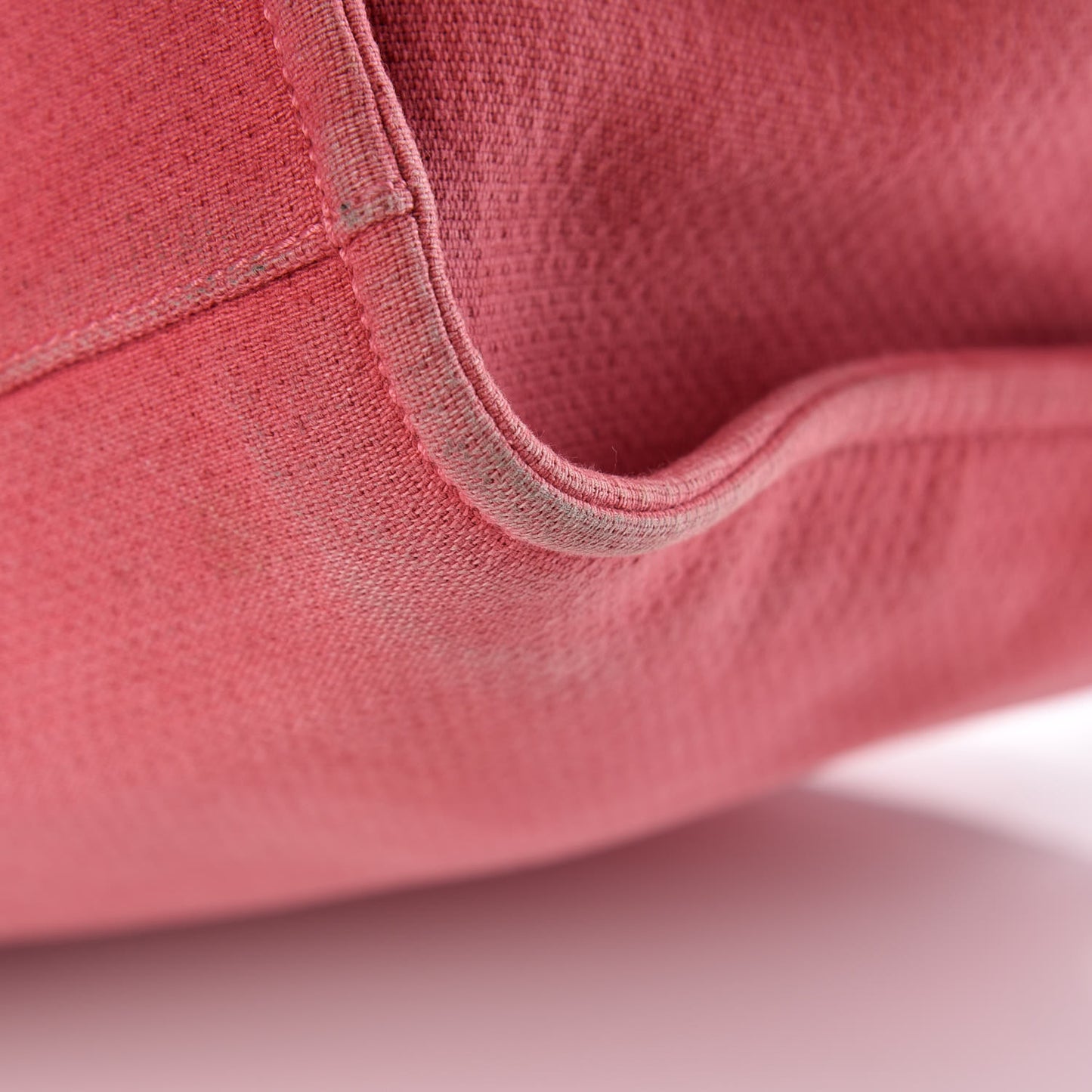 Canvas Large Deauville Tote Red