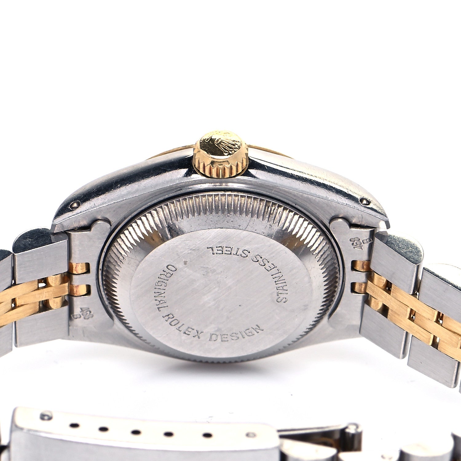 Rolex Stainless Steel 18K Yellow Gold 26mm Oyster Perpetual Datejust Watch Champagne 69173 4 of 4