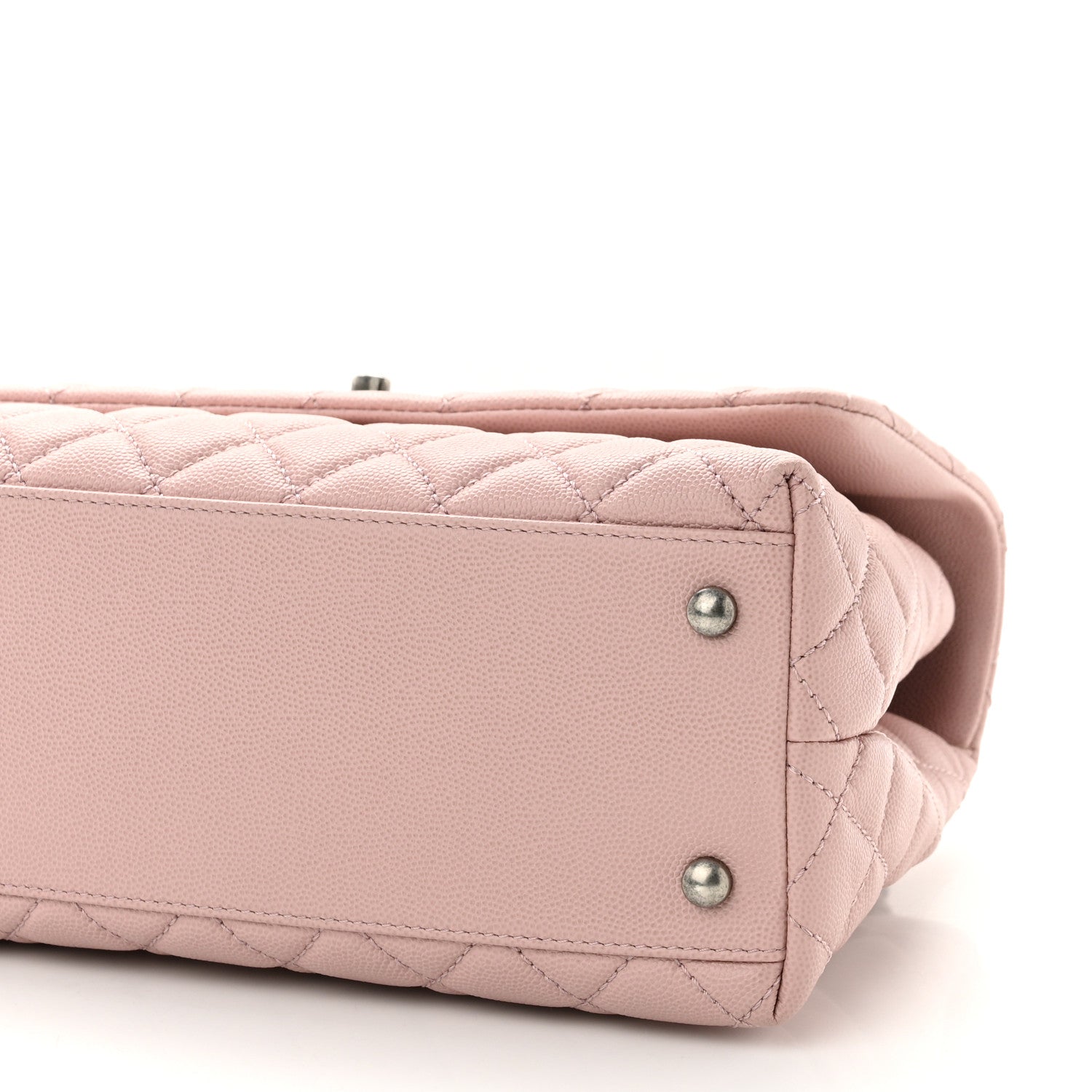 Chanel Caviar Quilted Small Coco Handle Flap Light Pink 9 of 9