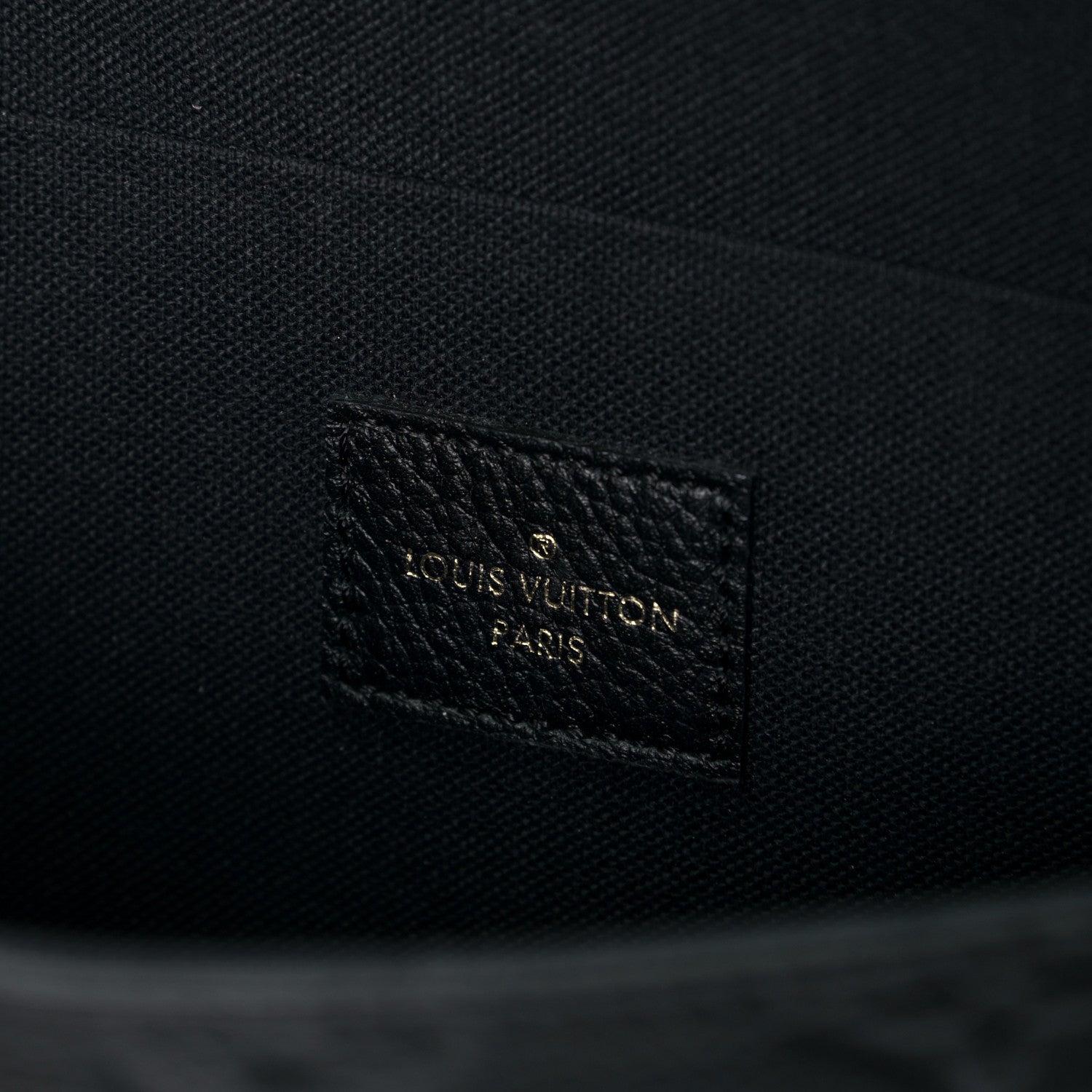 Louis Vuitton Empreinte Pochette Felicie Chain Wallet Black 5 of 5