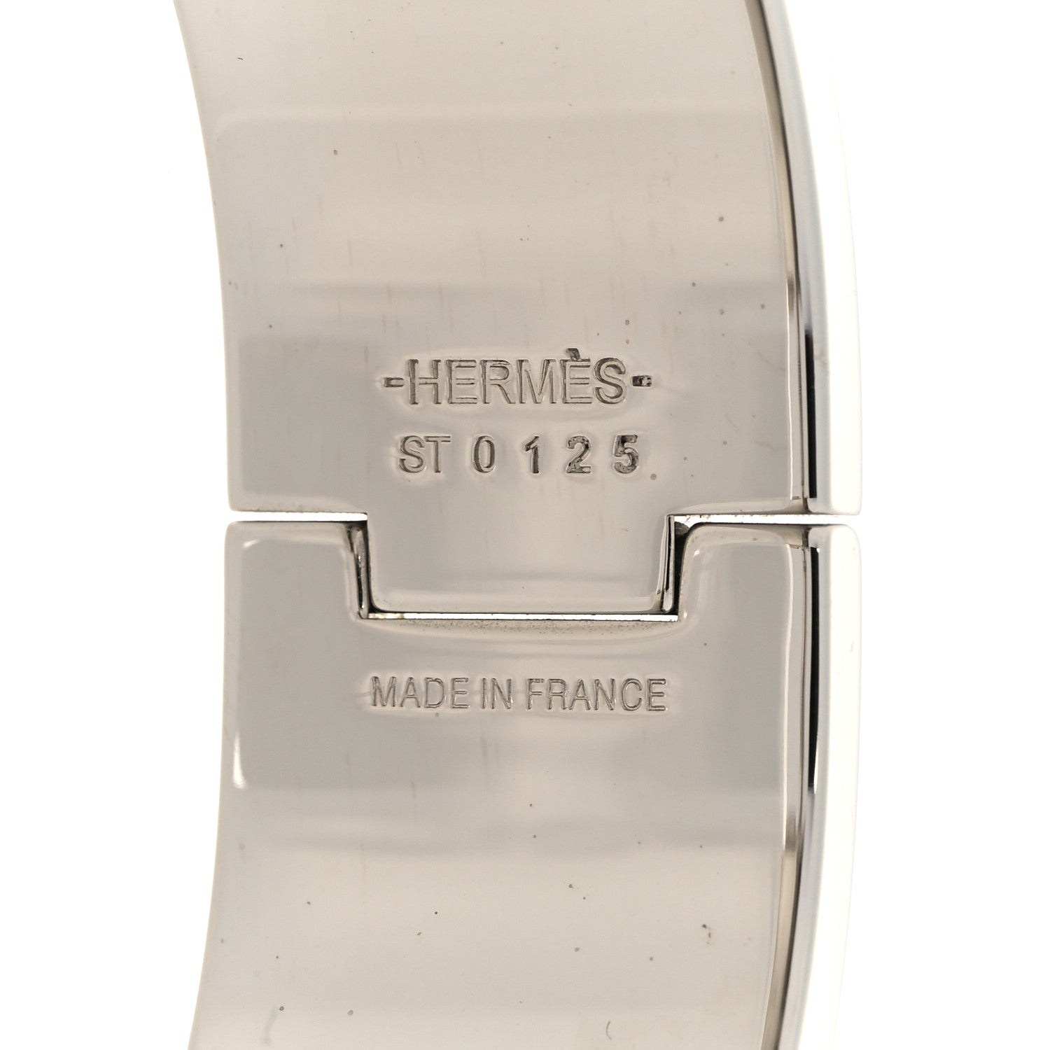 Hermes Enamel Wide Clic Clac H Bracelet PM Bleu Orage 5 of 6