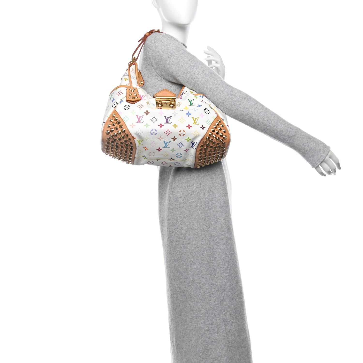 Louis Vuitton Monogram Multicolor Chrissie White 2 of 12