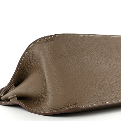 Hermes Taurillon Clemence Swift Jypsiere 31 Etoupe 9 of 13