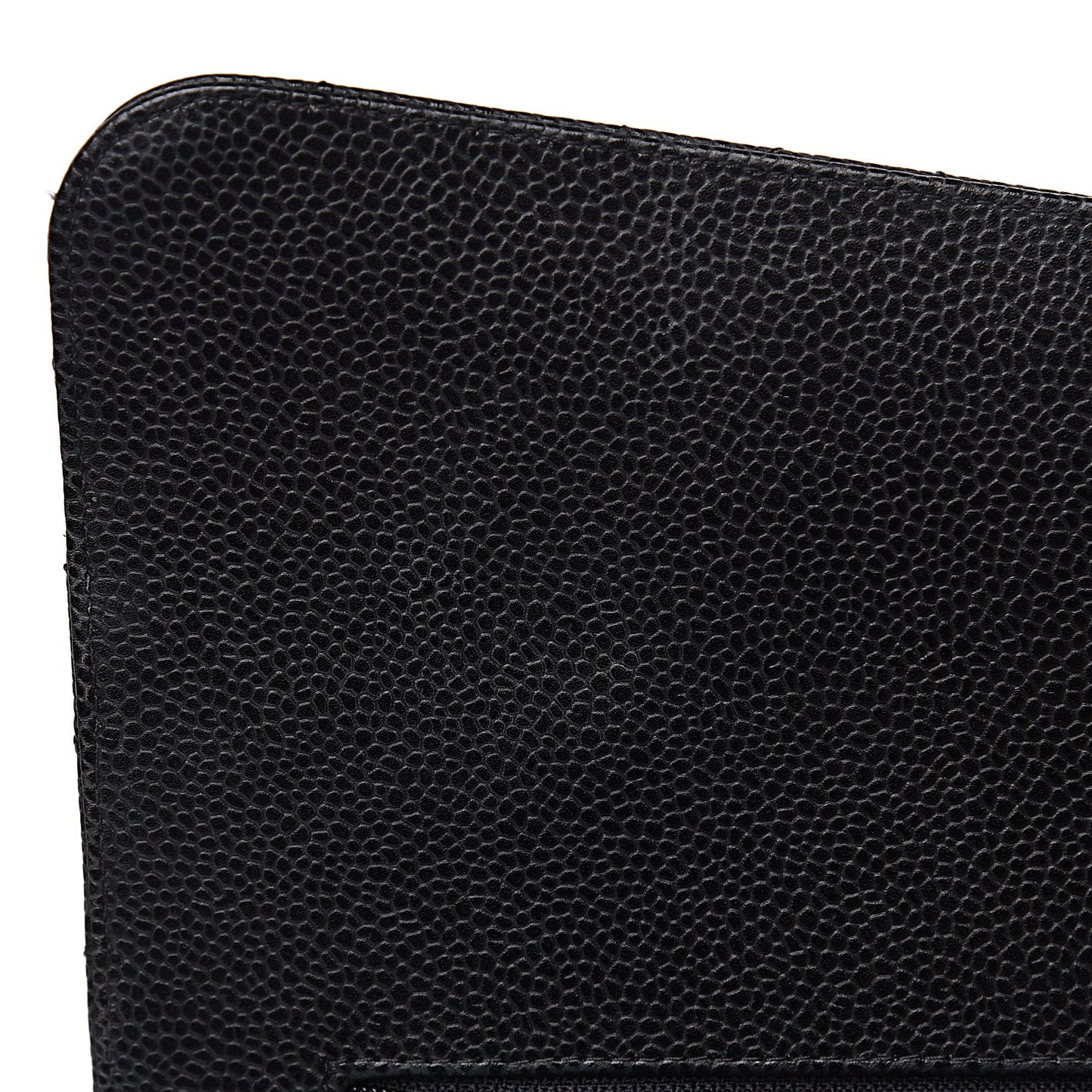 Caviar Quilted Maxi Double Flap Black