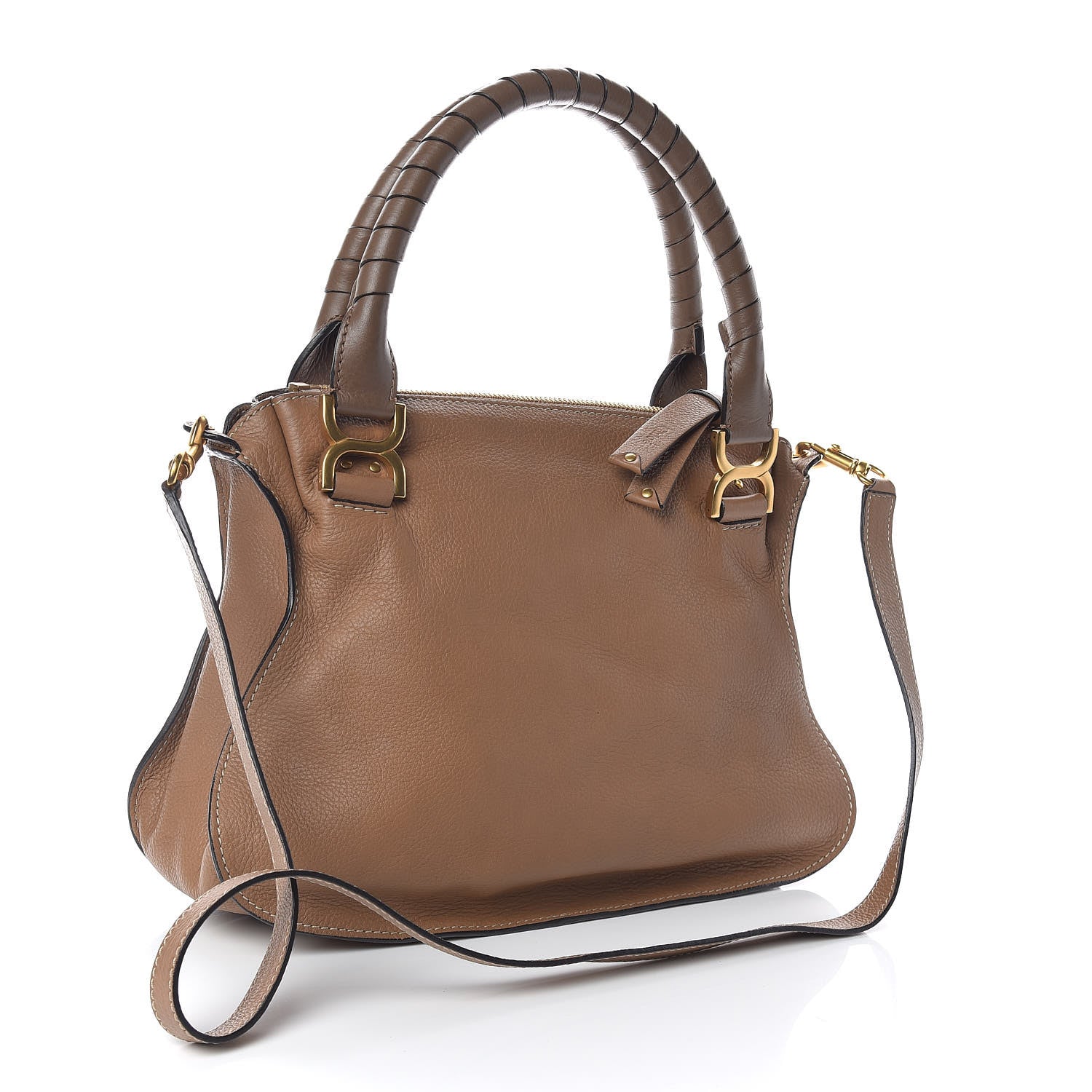 Chloe Calfskin Medium Marcie Satchel Nut 4 of 10