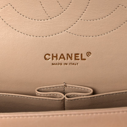 Chanel Lambskin Quilted Jumbo Double Flap Beige Clair 6 of 11