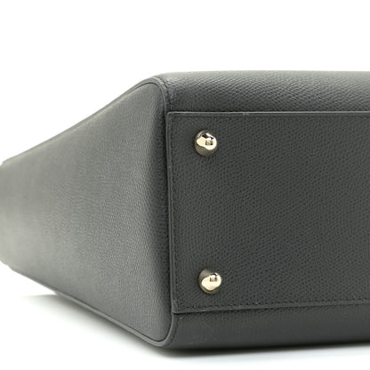 Christian Dior Grained Calfskin Large Lady Dior Black 7 of 10