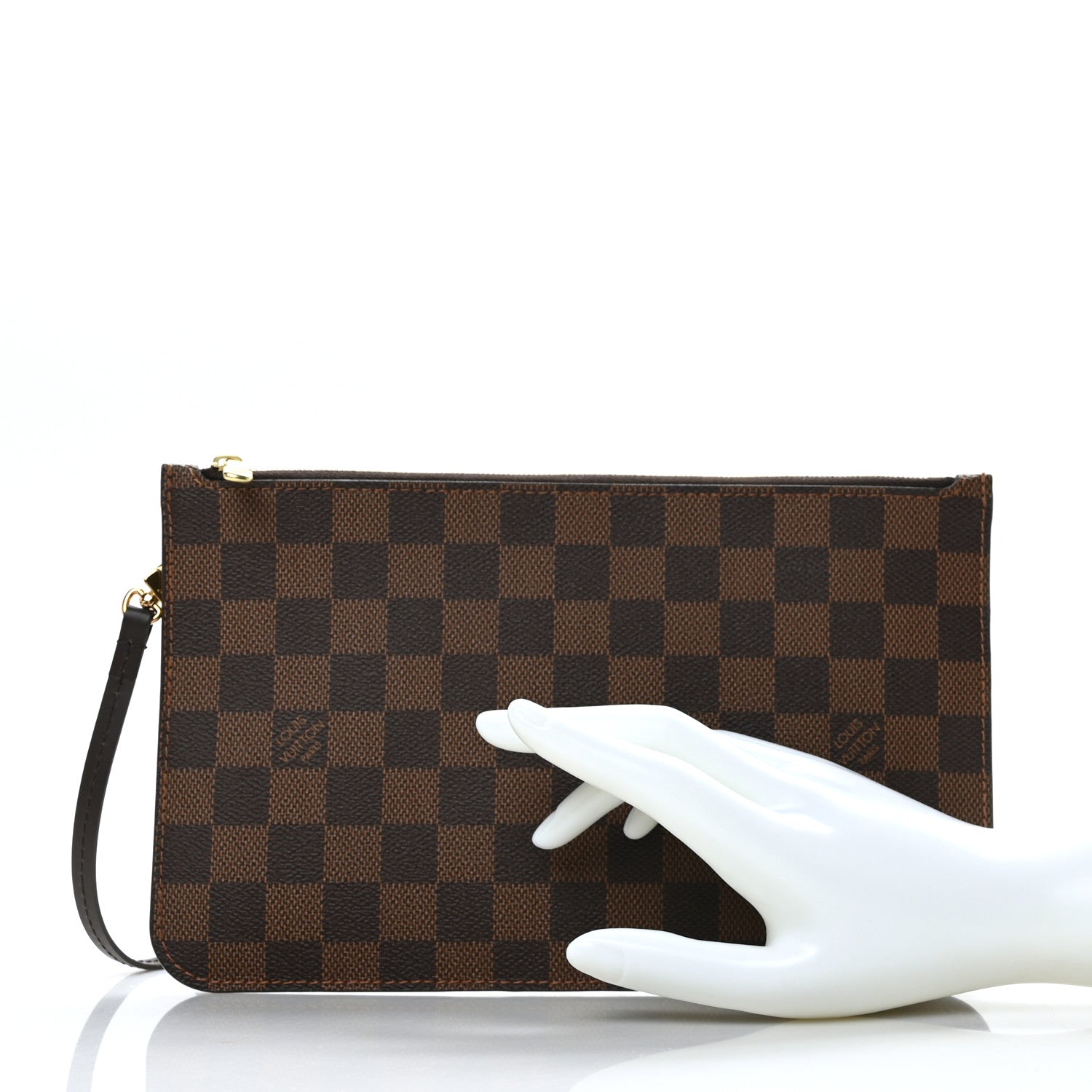 Louis Vuitton Damier Ebene Neverfull MM GM Pochette 2 of 6