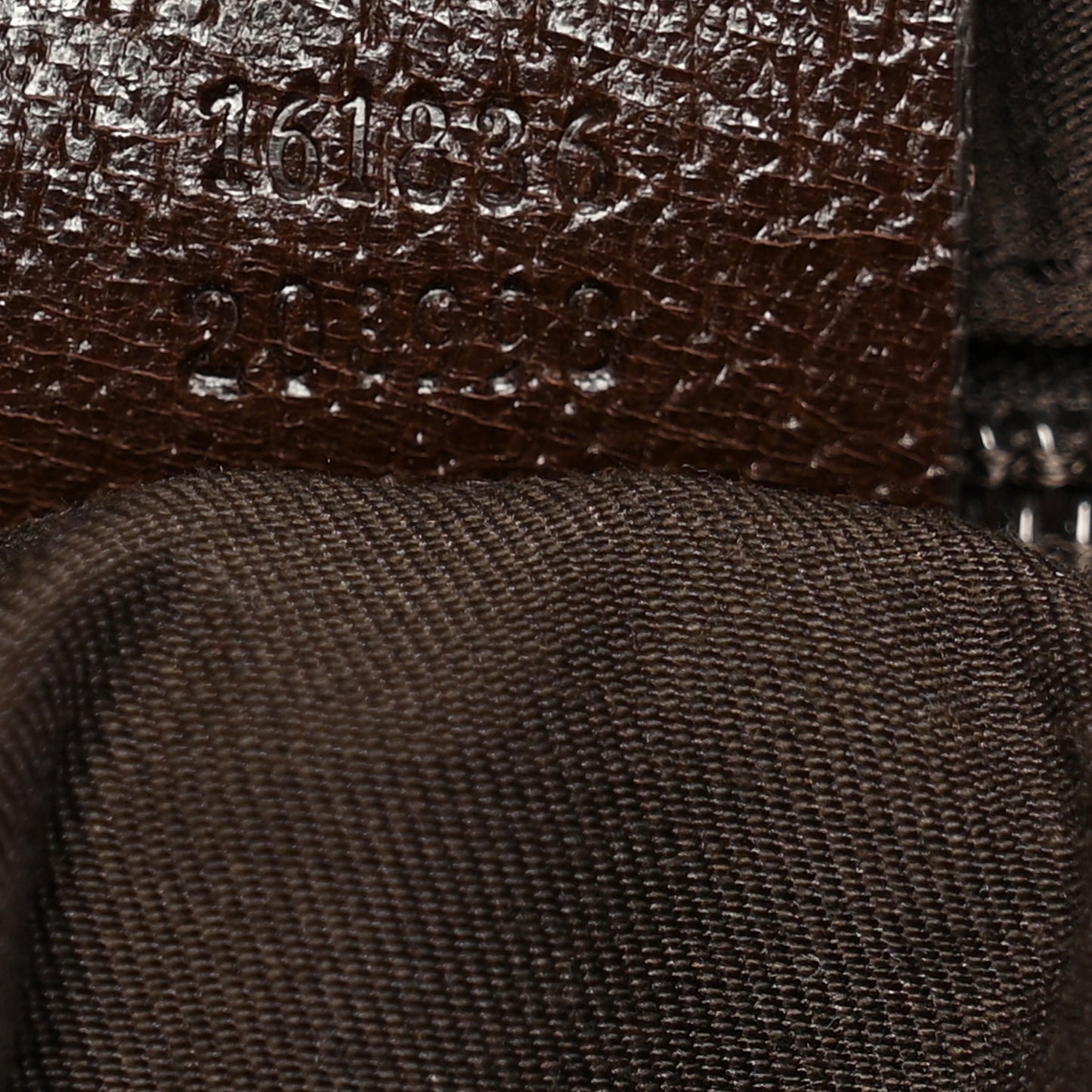 GG Monogram Medium Web Handle Double Pocket Tote Brown