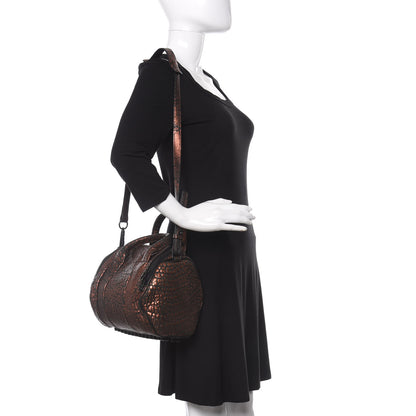 Alexander Wang Metallic Pebbled Lambskin Rockie Bronze Black Hardware 2 of 13