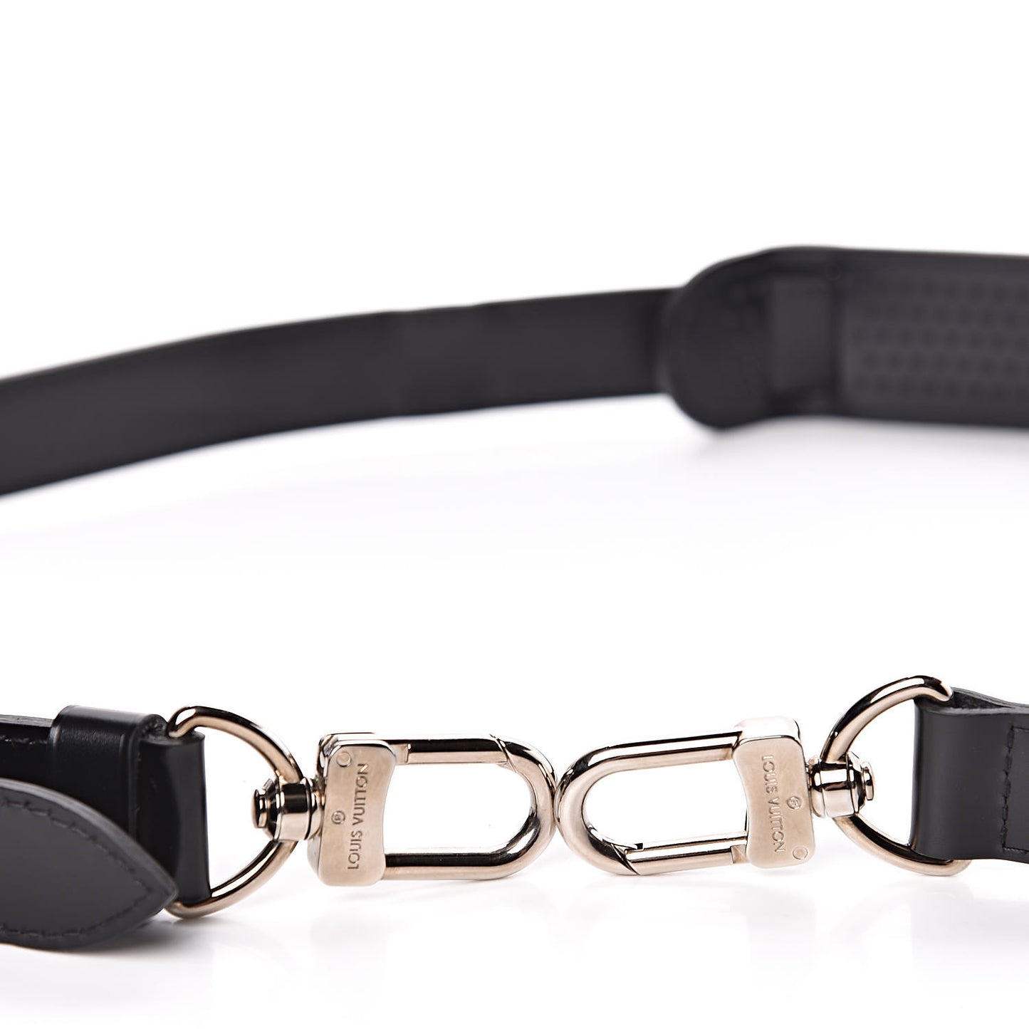 Calfskin Adjustable Keepall Bandouliere Shoulder Strap Black