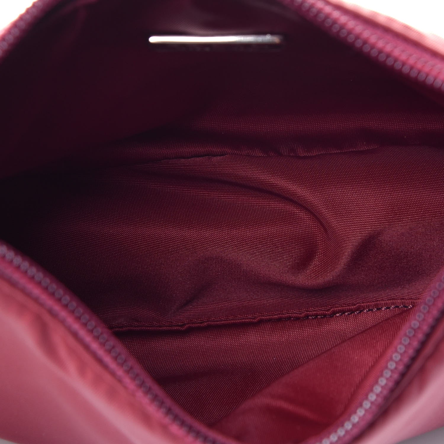 Prada Nylon Vela Shoulder Bag Granato 5 of 9