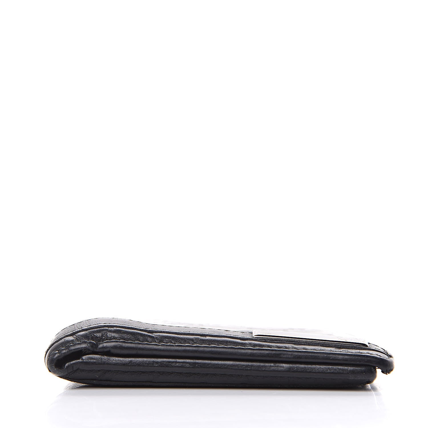 Gucci Guccissima Signature Bi-Fold Wallet Black 7 of 11