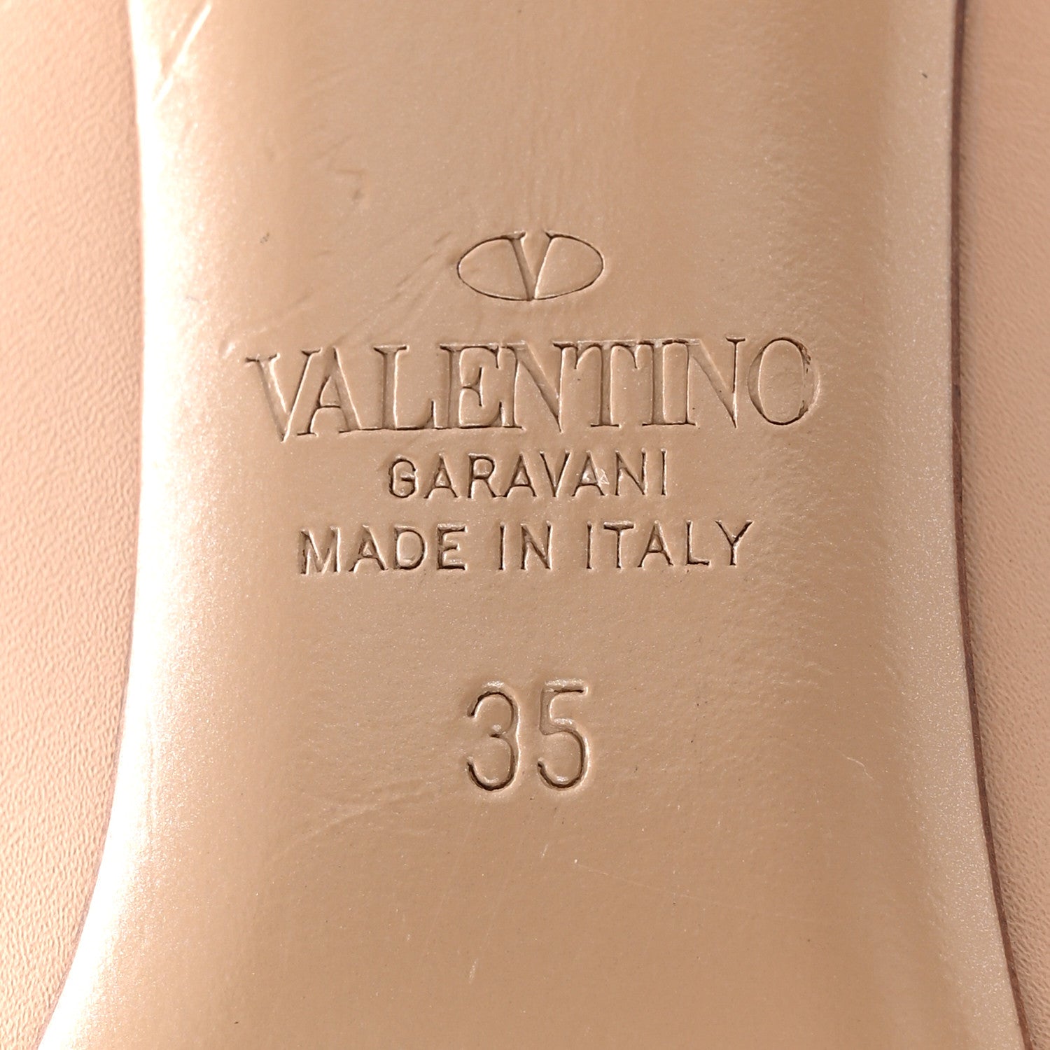 Valentino Garavani Nappa Rockstud 100mm Pumps 35 Poudre 7 of 11