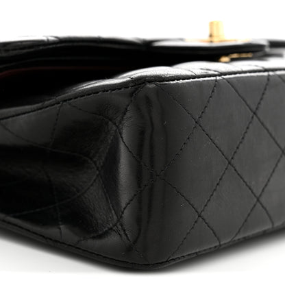 Chanel Lambskin Quilted Small Double Flap Black 9 of 11