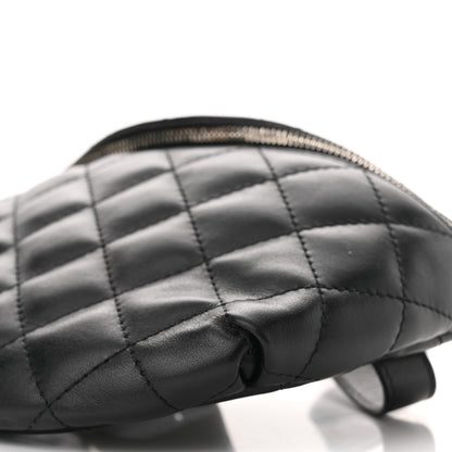 Chanel Lambskin Quilted Waist Belt Bag Black 9 of 9