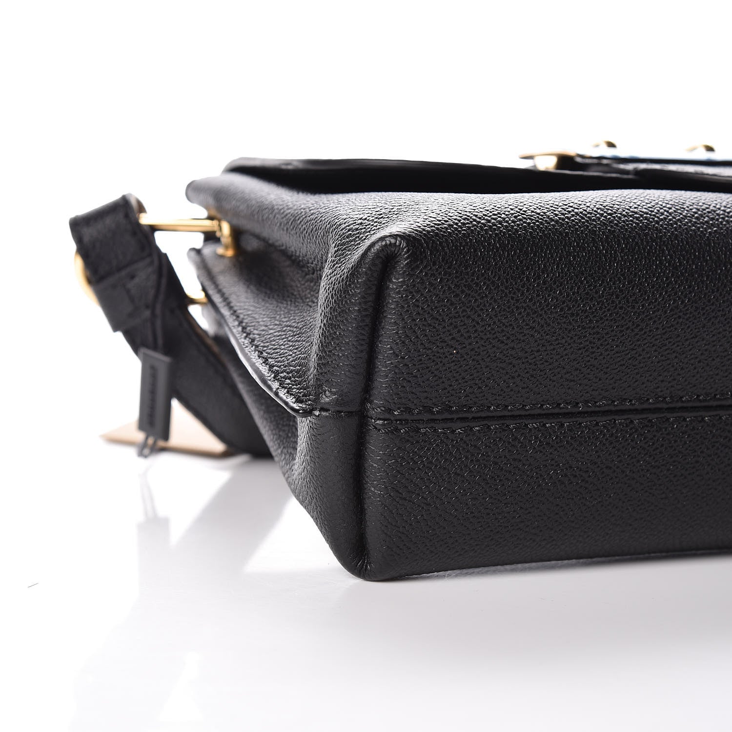 Burberry Soft Grain Calfskin Small Medley Crossbody Black 9 of 10