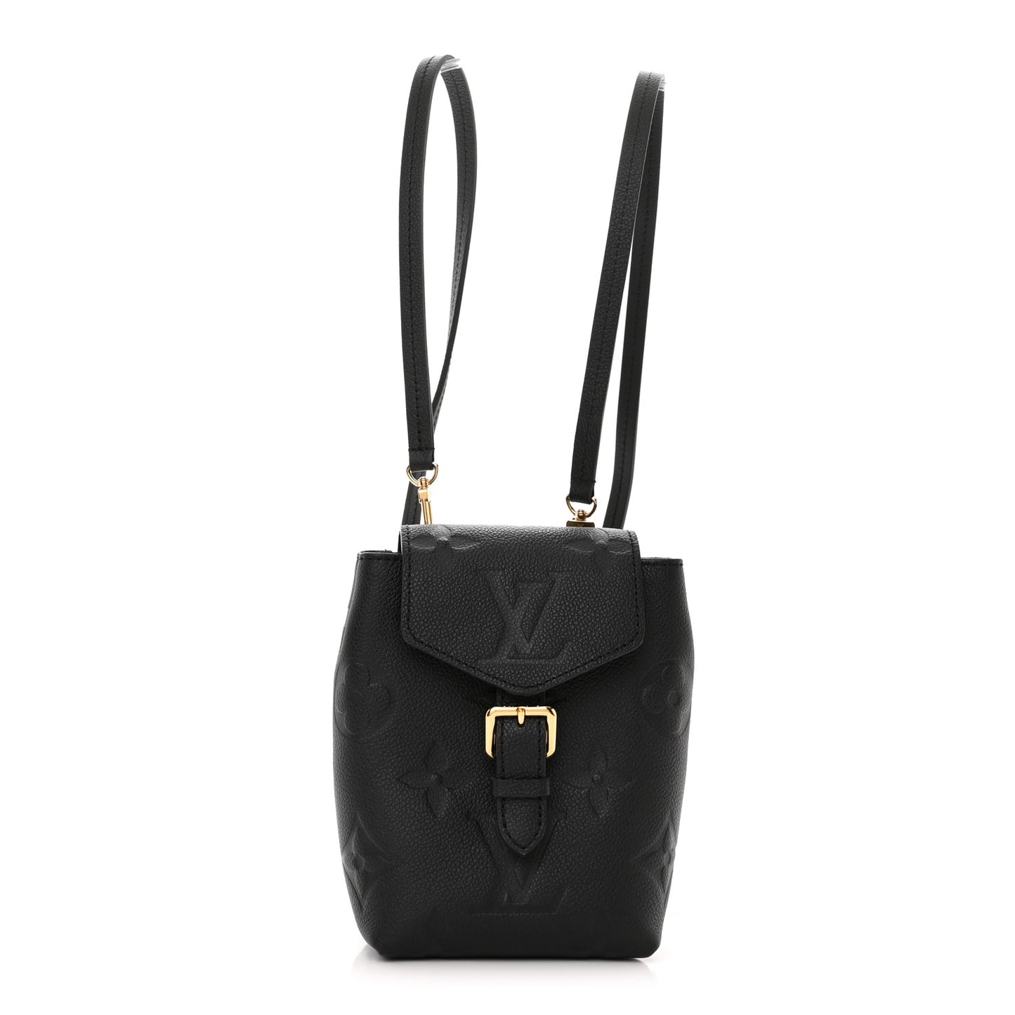 Empreinte Monogram Giant Tiny Backpack Black