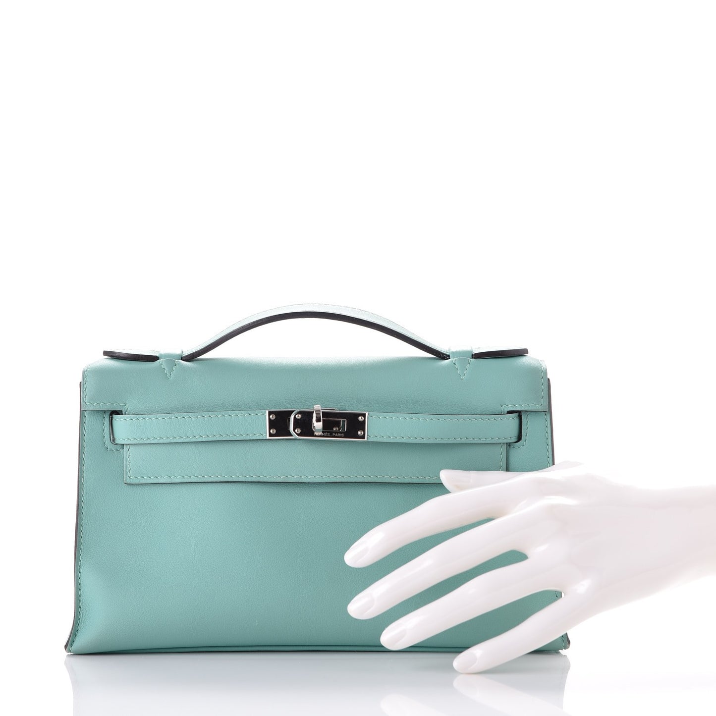 Swift Kelly Pochette Clutch Bleu Atoll
