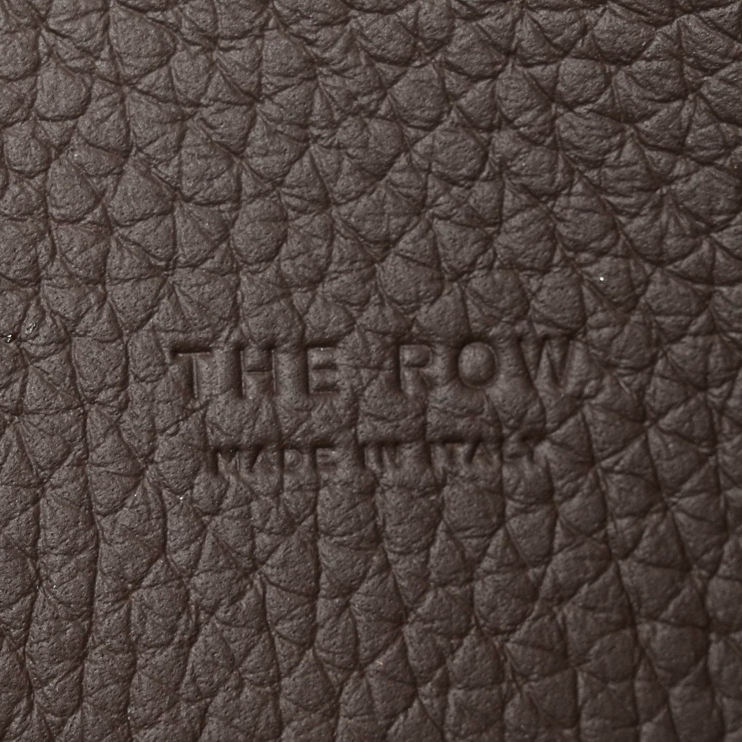 Grained Calfskin Soft Margaux 10 Bag Deep Brown