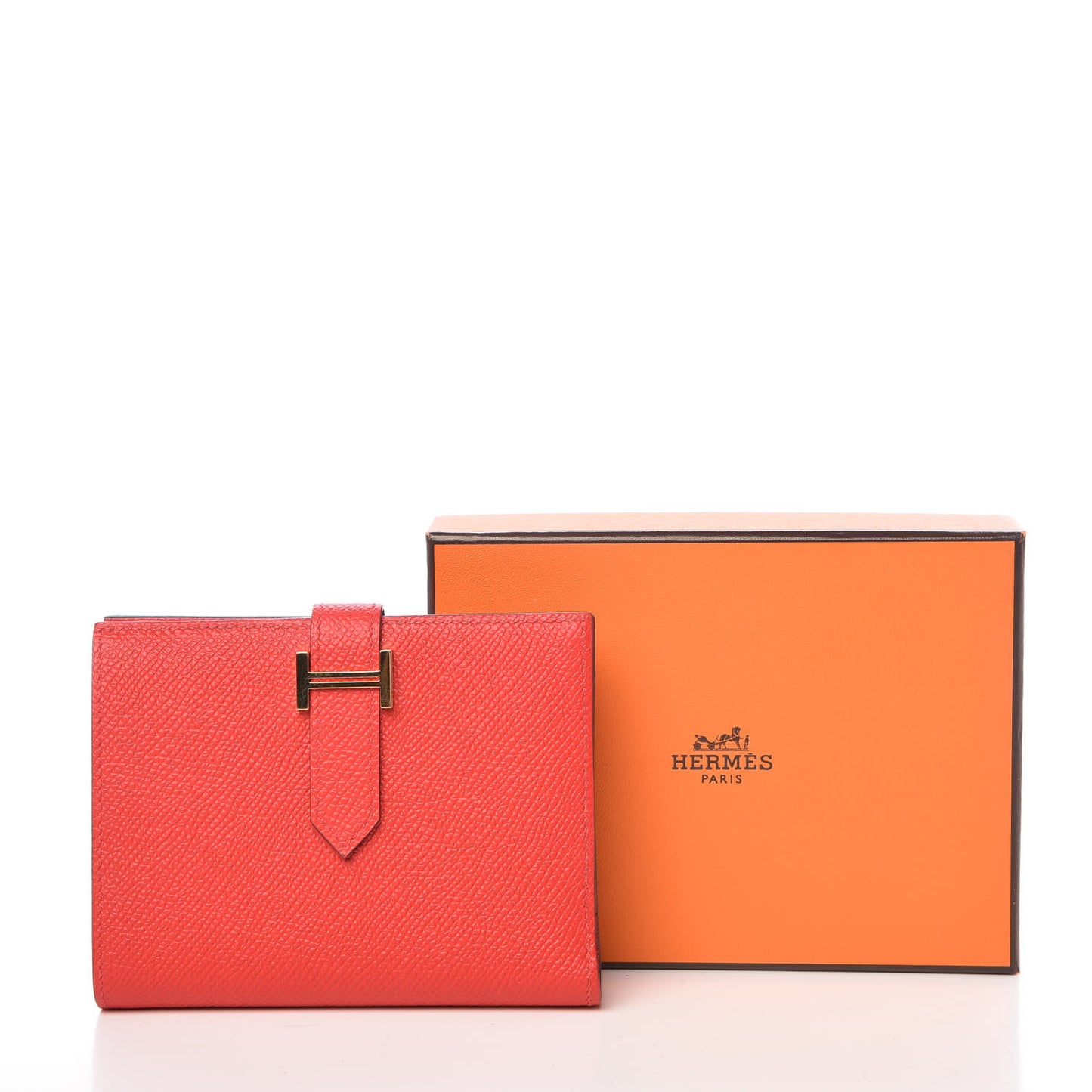 Epsom Bearn Compact Wallet Rouge Tomate