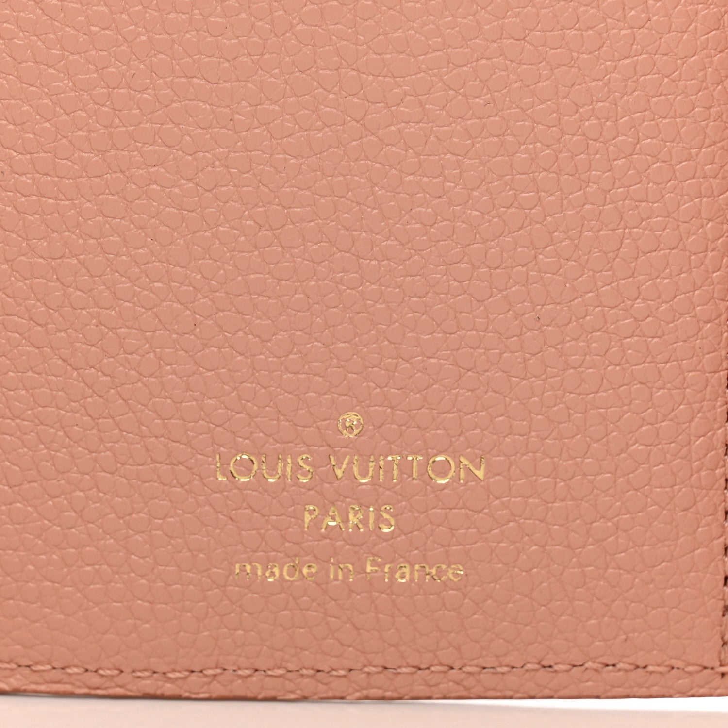 Louis Vuitton Empreinte Monogram Giant Victorine Wallet Rose Trianon Creme 6 of 7