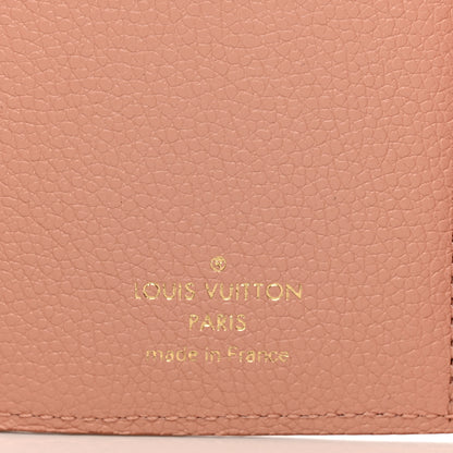 Louis Vuitton Empreinte Monogram Giant Victorine Wallet Rose Trianon Creme 6 of 7