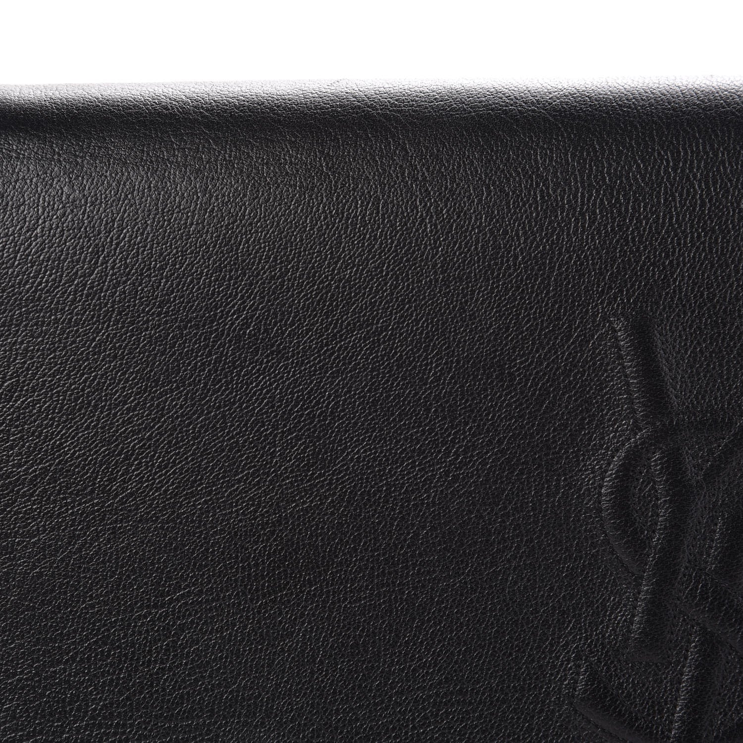Saint Laurent Calfskin Monogram Large Belle De Jour Clutch Black 10 of 10