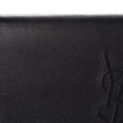 Saint Laurent Calfskin Monogram Large Belle De Jour Clutch Black 10 of 10