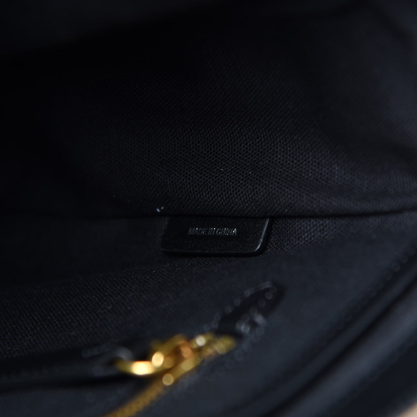 Canvas Mega Check Large Baildon Messenger Bag Black