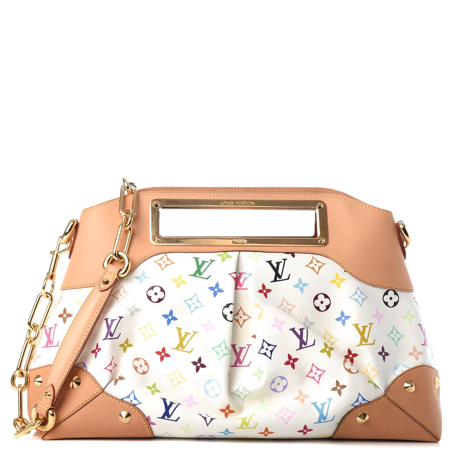 Louis Vuitton Monogram Multicolor Judy GM White 1 of 8