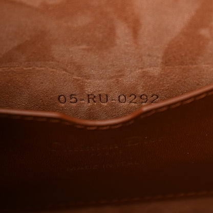 Christian Dior Box Calfskin Medium Bobby Frame Flap Cognac 7 of 9