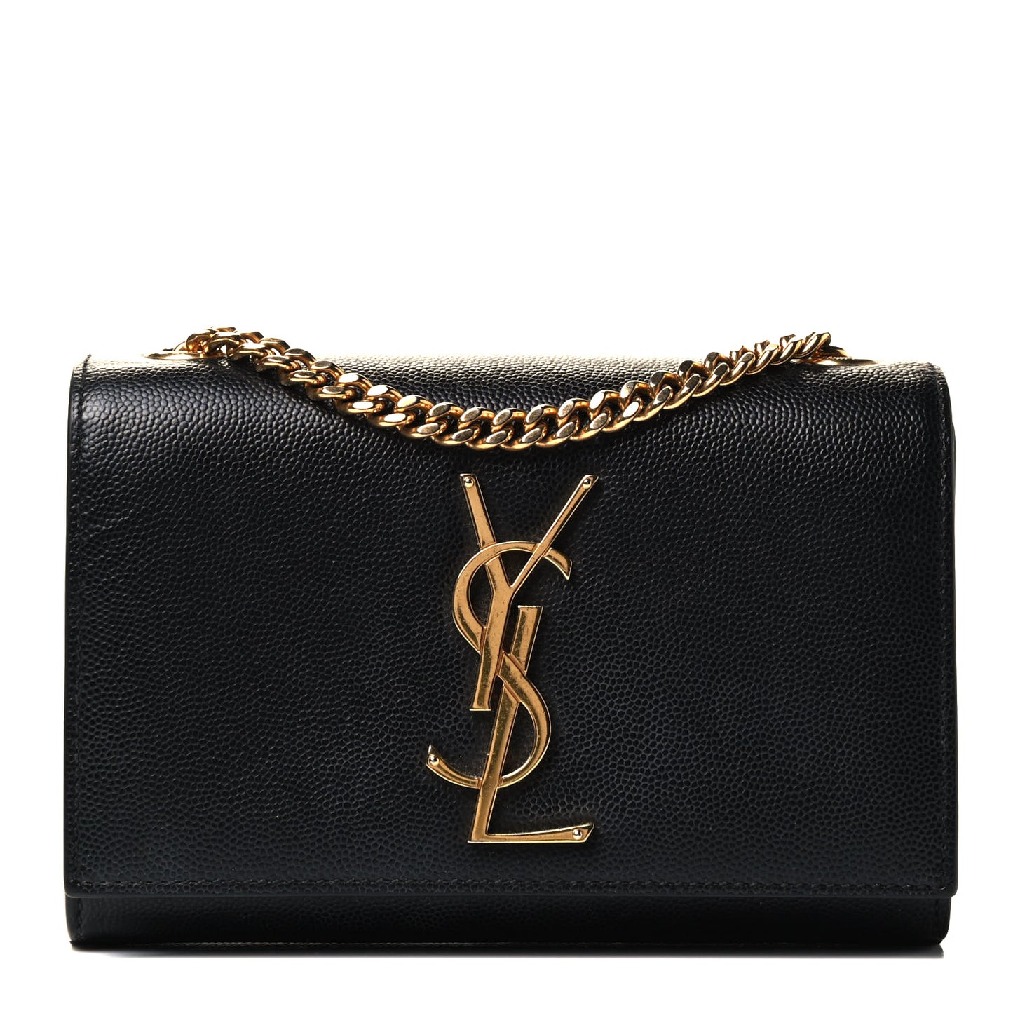 Grain De Poudre Small Monogram Kate Satchel Black