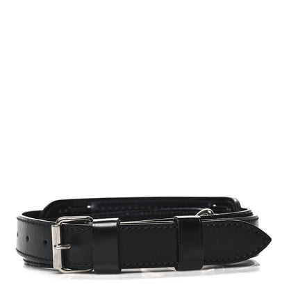 Louis Vuitton Calfskin Adjustable Shoulder Strap Black 2 of 3