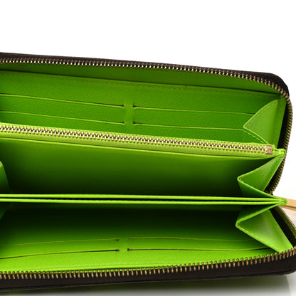 Louis Vuitton Monogram Graffiti Zippy Wallet Green 5 of 8