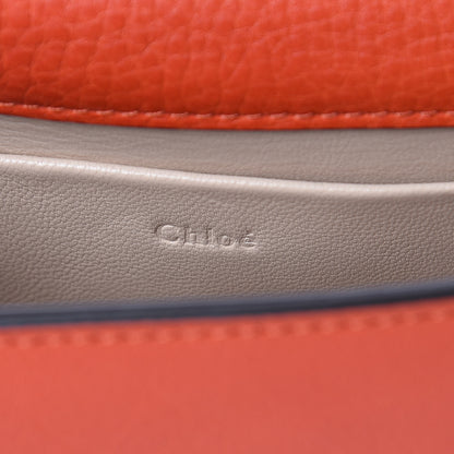 Chloe Calfskin Small Nile Bracelet Minaudiere Bag Sepia Red 6 of 6