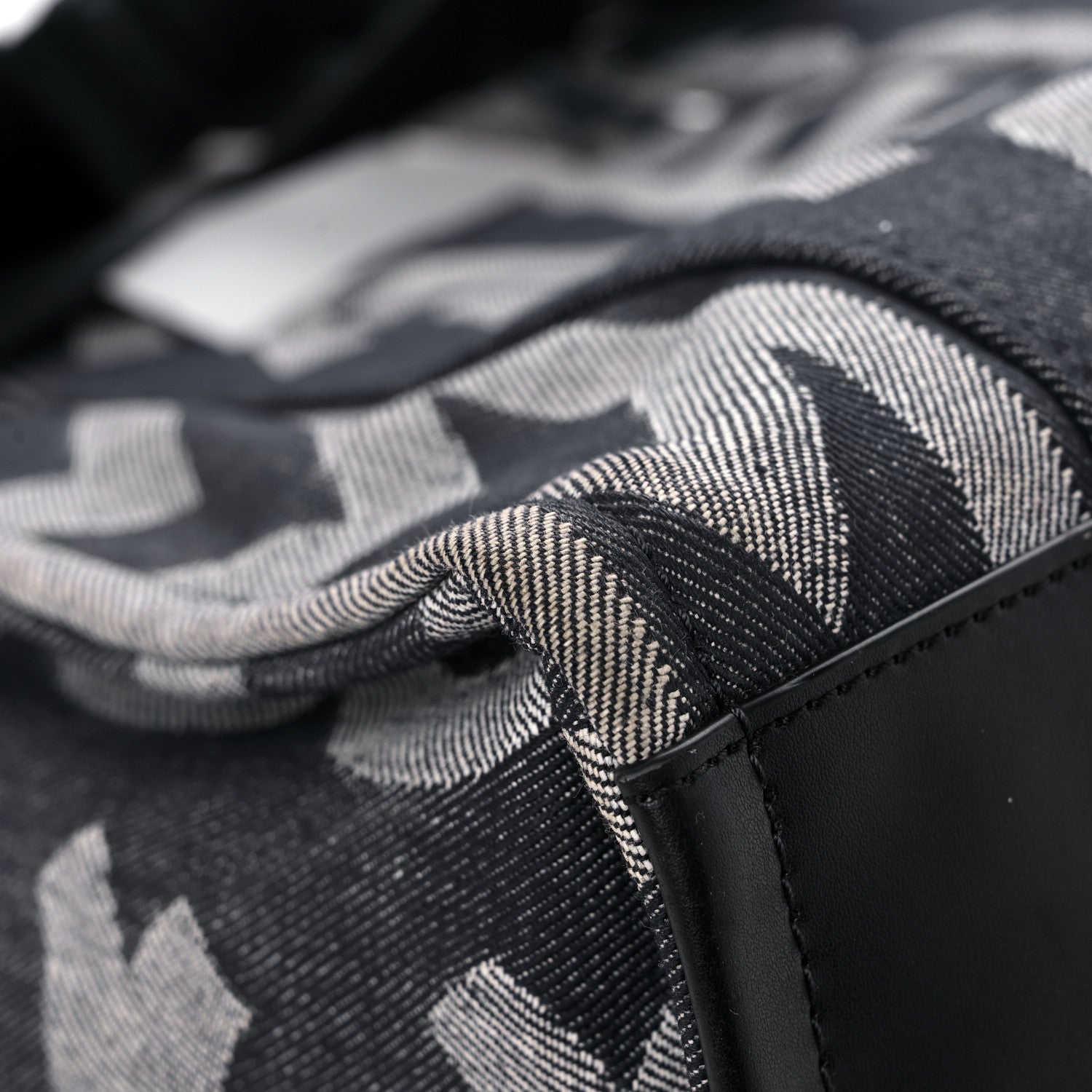 Marc Jacobs Denim Jacquard Medium The Monogram Tote Bag Denim Blue 7 of 18