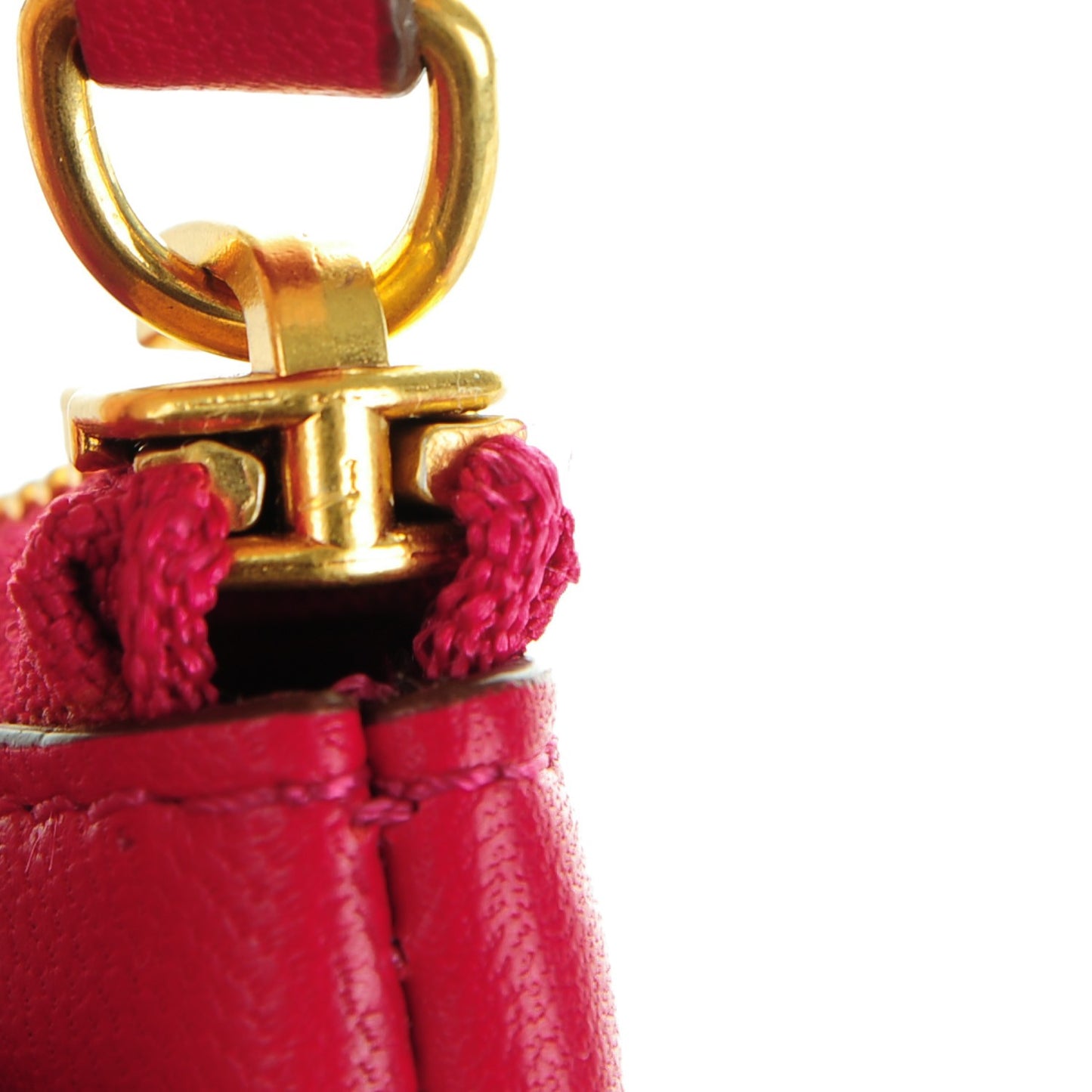 Lambskin Large Trio Crossbody Bag Fuchsia