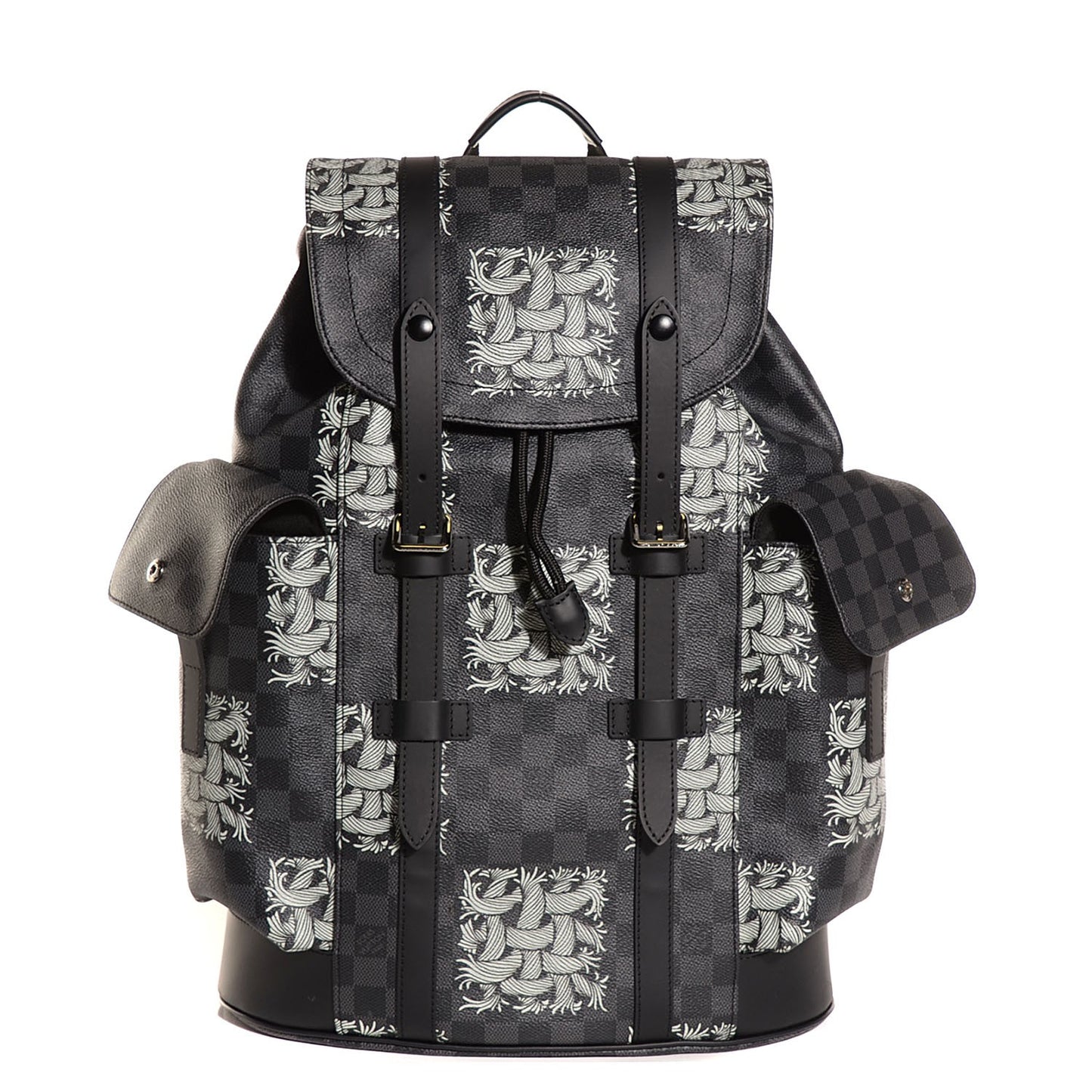 Damier Graphite Rope Christopher PM White