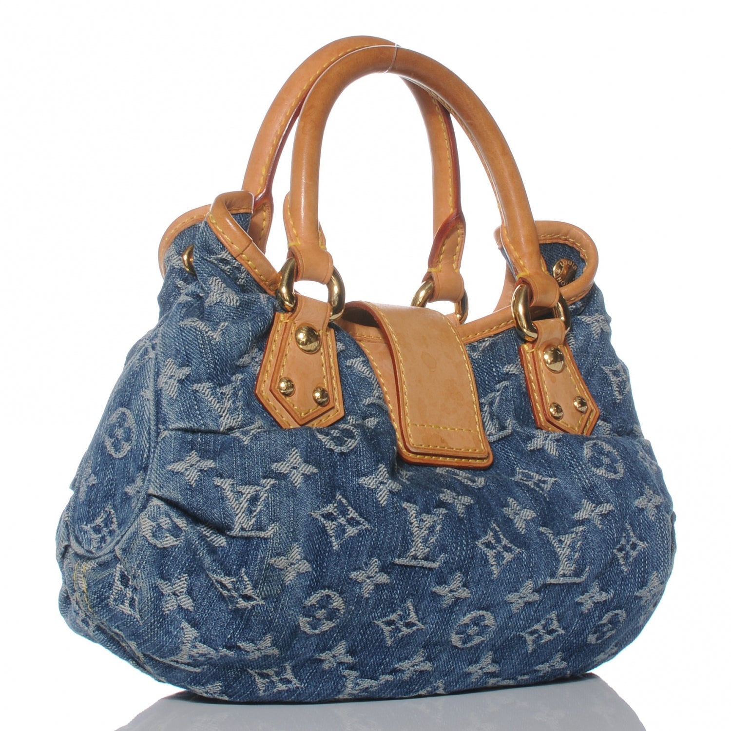 Louis Vuitton Monogram Denim Pleaty Blue 3 of 7