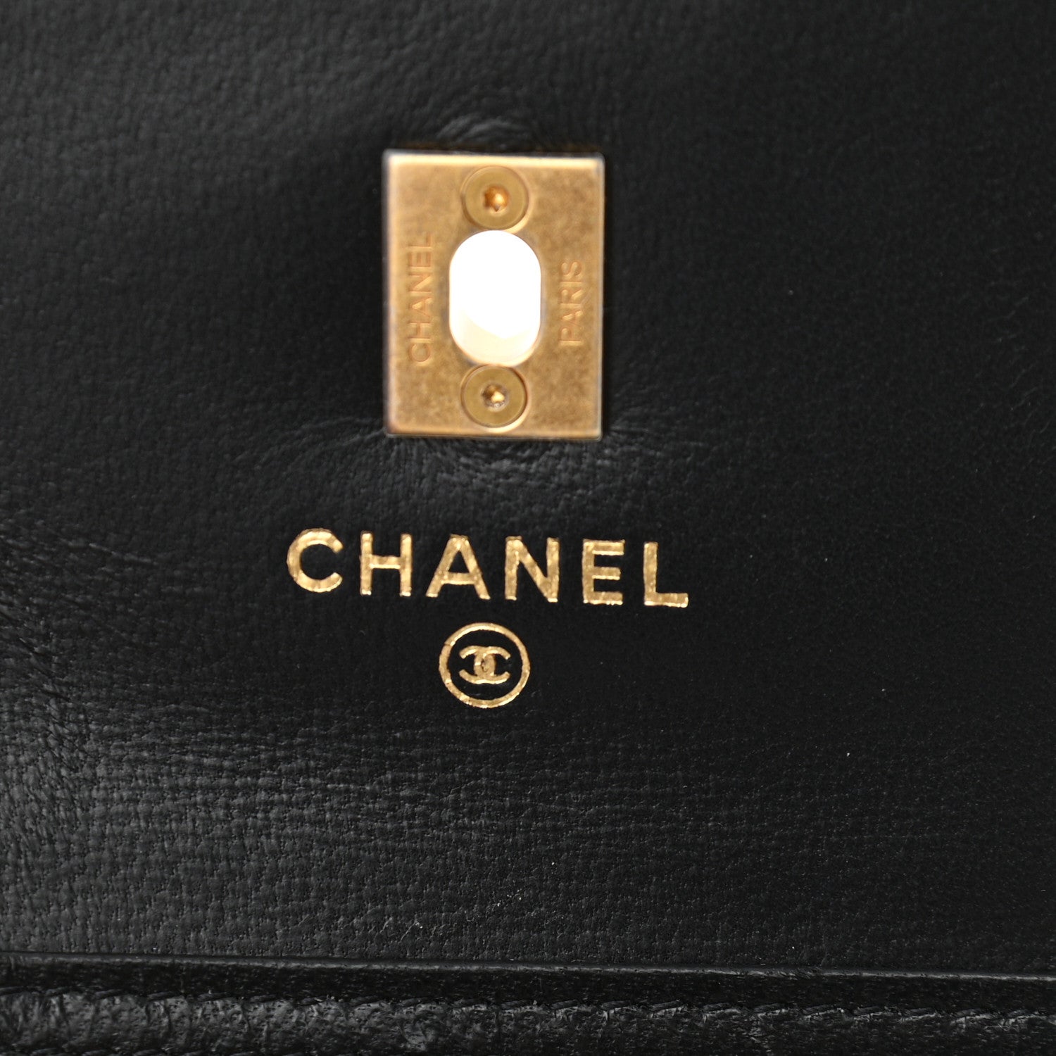 Chanel Lambskin Quilted Pearl Crush Clutch With Chain Black 8 of 11