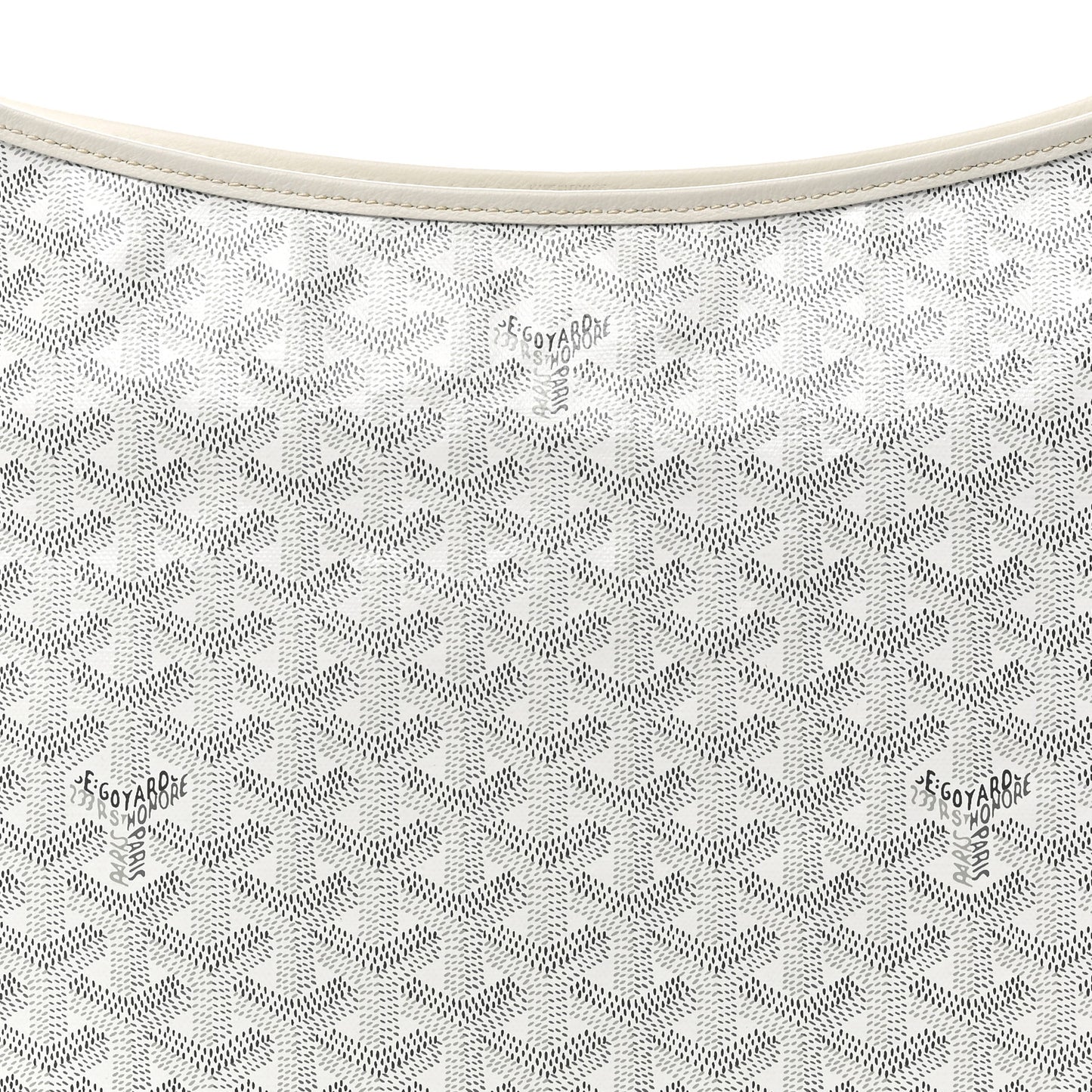 Goyardine Boheme Hobo White