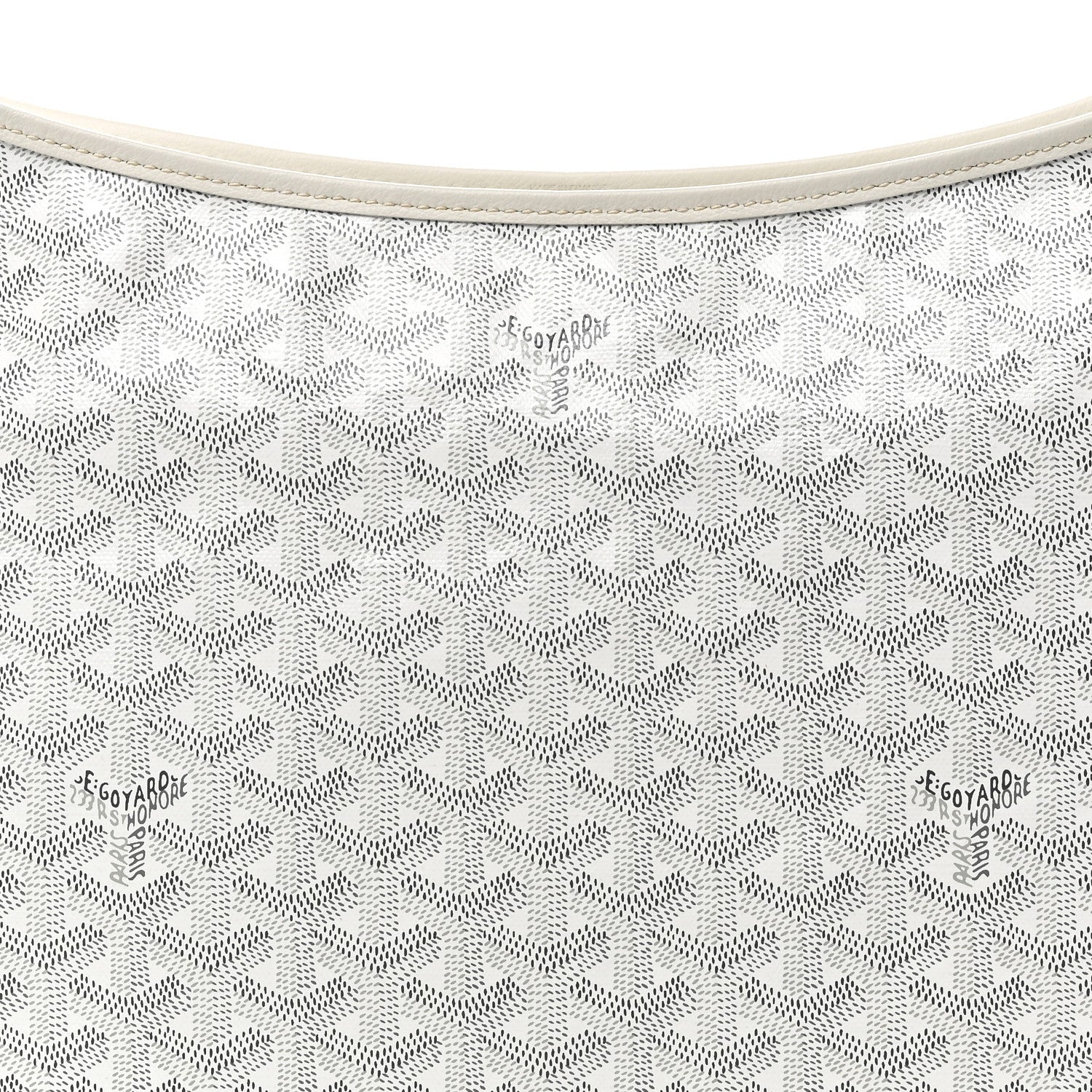 Goyard Goyardine Boheme Hobo White 8 of 10